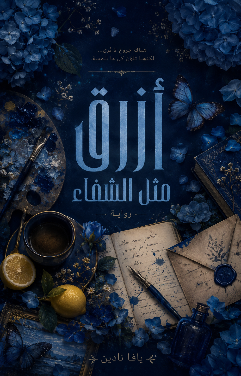 أزرق مثل الشفاء